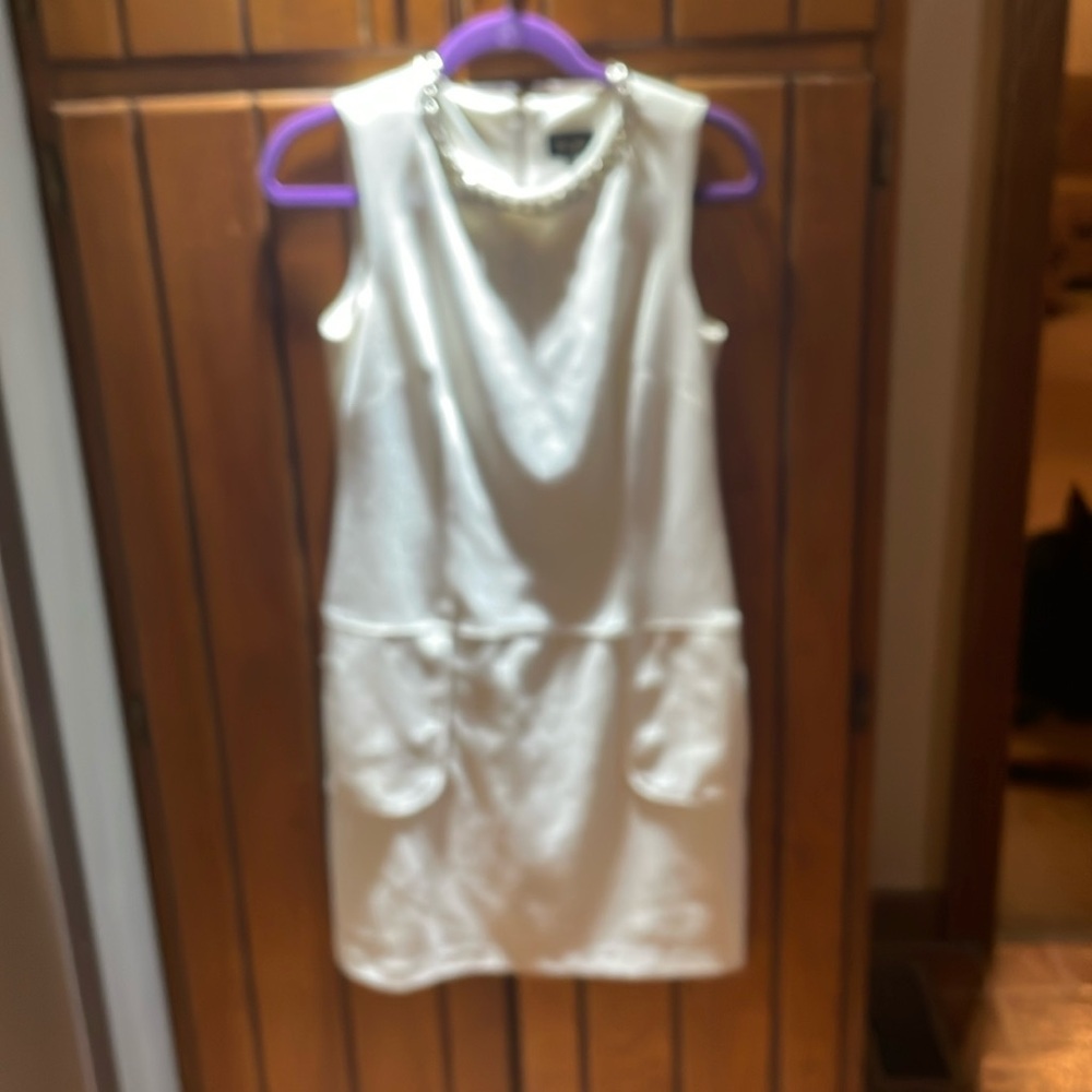 White trendy dress